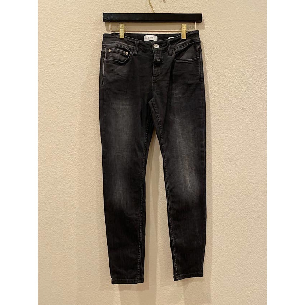 Anthropologie CLOSED Baker  Jeans Made In Italy Grayish/Black Size 26